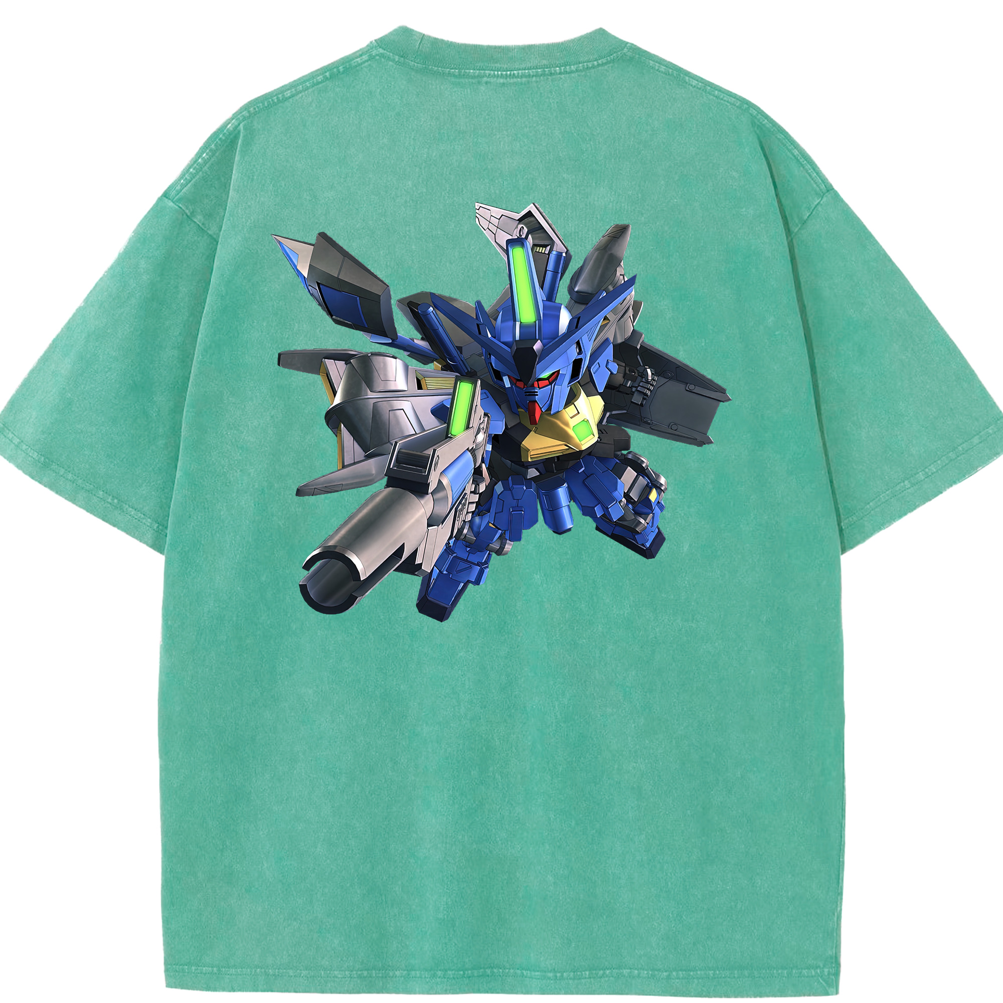 （画像用） 機動戦士ガンダム Mobile Suit Gundam 綿100% ヴィンテージ風 半袖Tシャツ（背面プリント）